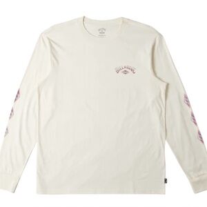 Billabong Crayon Waves Off-White Long Sleeve Men's Tee